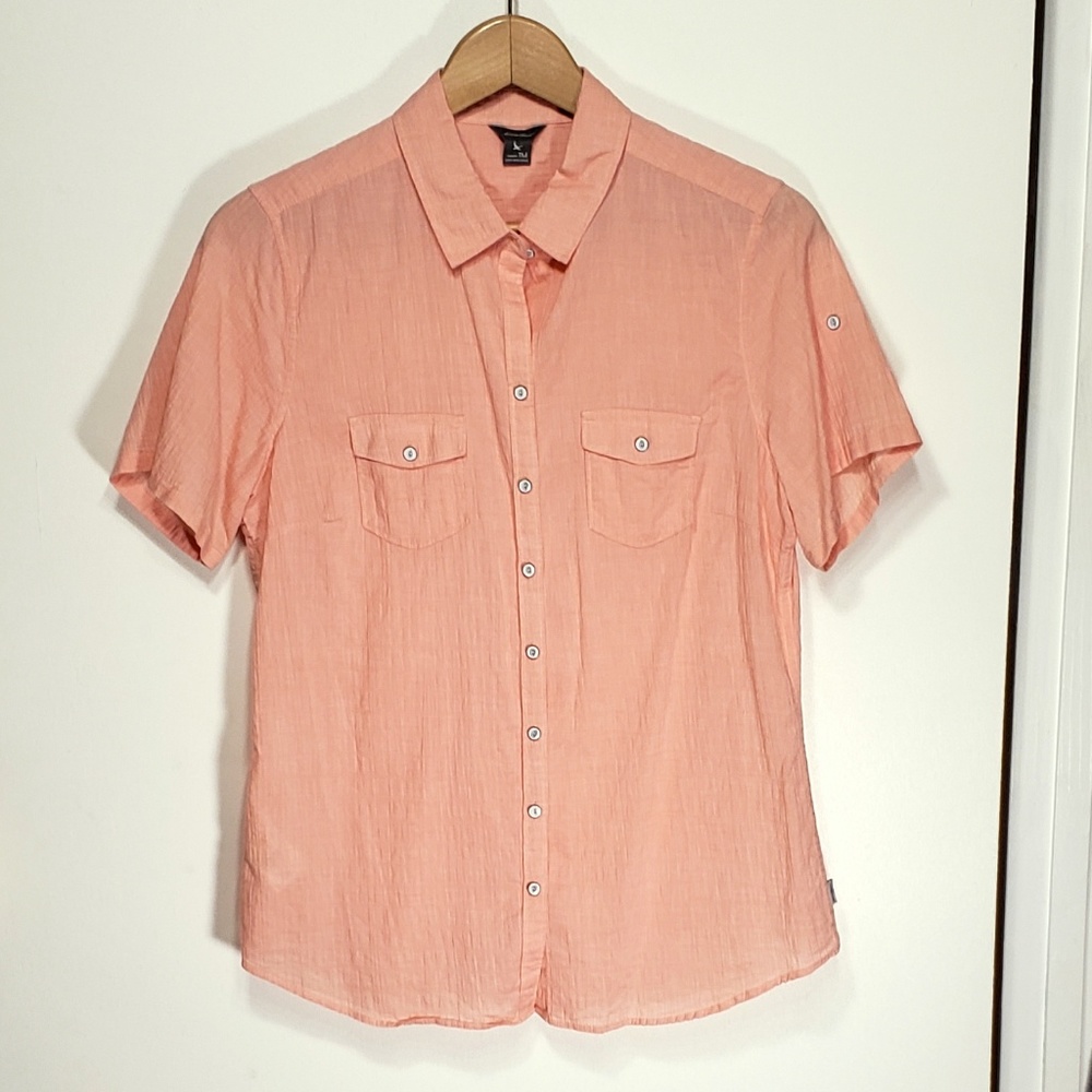 Eddie Bauer Button Down Shirt Short Sleeve TM